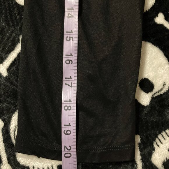 ANNE KLEIN Black asymmetrical v-neck 3/4th sleeve top ~ MEDIUM LARGE XL shirt - Picture 10 of 14